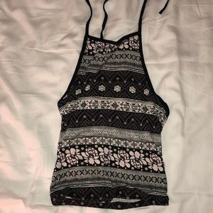 Printed Halter Top